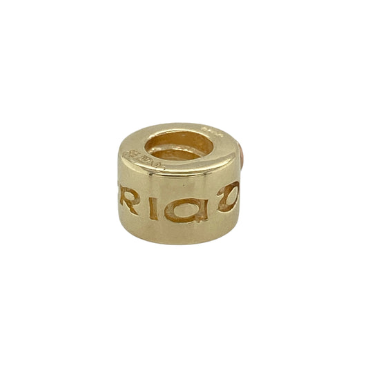 Bring romantic symbolism and Welsh heritage style to your jewellery collection with this pre-owned 9ct yellow and rose gold Clogau Cariad heart bead charm, offering a meaningful design with elegant two-tone detail—perfect for adding sentiment to your charm bracelet.

Design: The charm features the Cariad heart motif, symbolising love and affection, presented in a classic bead-style design with refined detail.