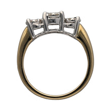 Load image into Gallery viewer, New 9ct Gold &amp; Diamond Set Trilogy Halo Ring
