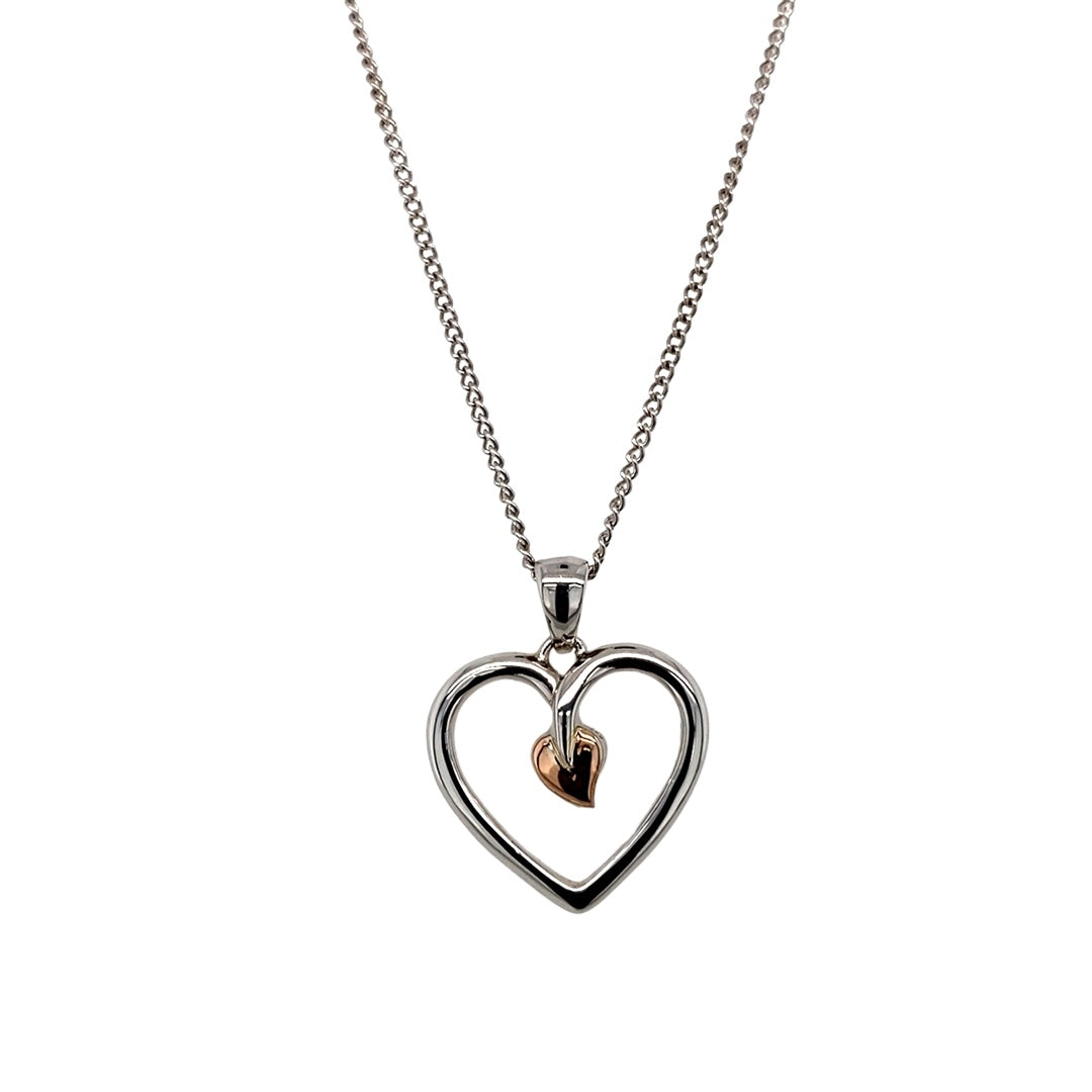 925 Silver Clogau Tree of Life Heart 18" - 22" Necklace