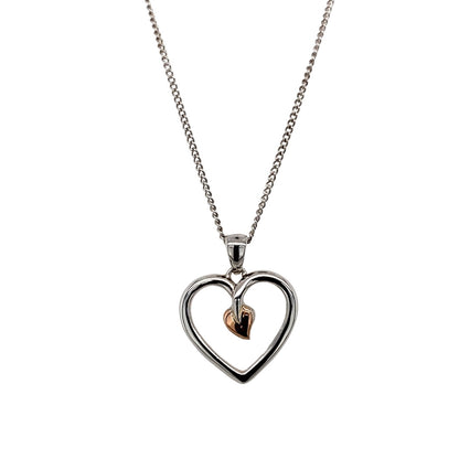 925 Silver Clogau Tree of Life Heart 18" - 22" Necklace