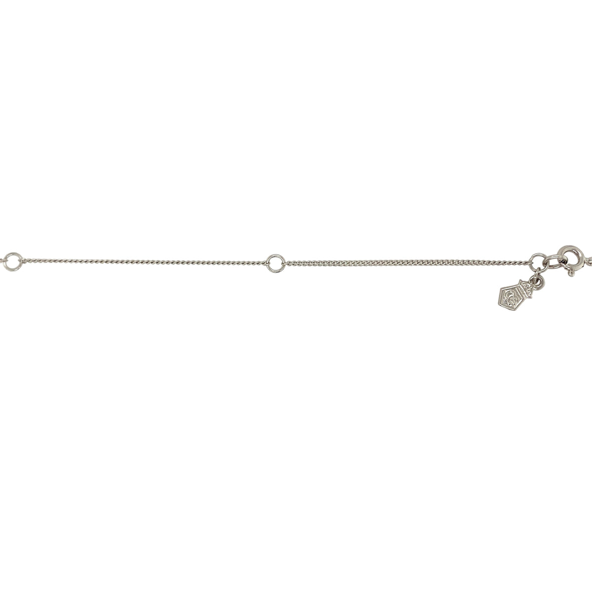 925 Silver & White Topaz Set Clogau Bubble 18" - 22" Necklace