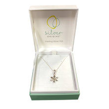 Load image into Gallery viewer, 925 Silver &amp; Moonstone Set Flower June Birthstone 16&quot; - 18&quot; Necklace
