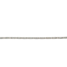 Load image into Gallery viewer, 9ct White Gold &amp; Diamond Set Bar 7.25&quot; Bracelet
