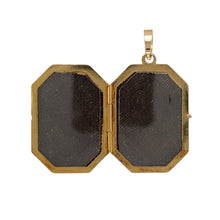Load image into Gallery viewer, 9ct Gold Rectangle Patterned Locket
