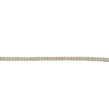 Load image into Gallery viewer, 9ct Gold &amp; Cubic Zirconia Set 8&quot; Tennis Bracelet
