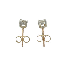 Load image into Gallery viewer, 9ct Gold &amp; Diamond Set Stud Earrings
