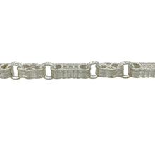 Load image into Gallery viewer, New 925 Silver 9&quot; Patterned Gypsy Style Fancy Link Bracelet
