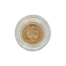 Load image into Gallery viewer, Celebrate a piece of British heritage with this 2001 22ct gold Half Sovereign, featuring Queen Elizabeth II on the obverse and the classic George and the Dragon design on the reverse—a timeless symbol of strength and tradition.

Coin Details: The obverse features the portrait of Queen Elizabeth II, finely detailed and struck to the Royal Mint’s high standards.
Reverse: Displays the iconic George and the Dragon design by Benedetto Pistrucci, a hallmark of British coinage since 1817.

