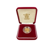 Load image into Gallery viewer, 2001 22ct Gold Half Sovereign Coin
