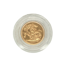 Load image into Gallery viewer, 1998 22ct Gold Half Sovereign Coin
