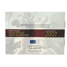 Load image into Gallery viewer, 2007 22ct Gold Half Sovereign Coin
