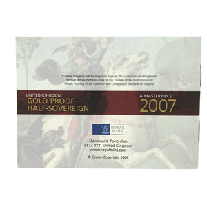 2007 22ct Gold Half Sovereign Coin