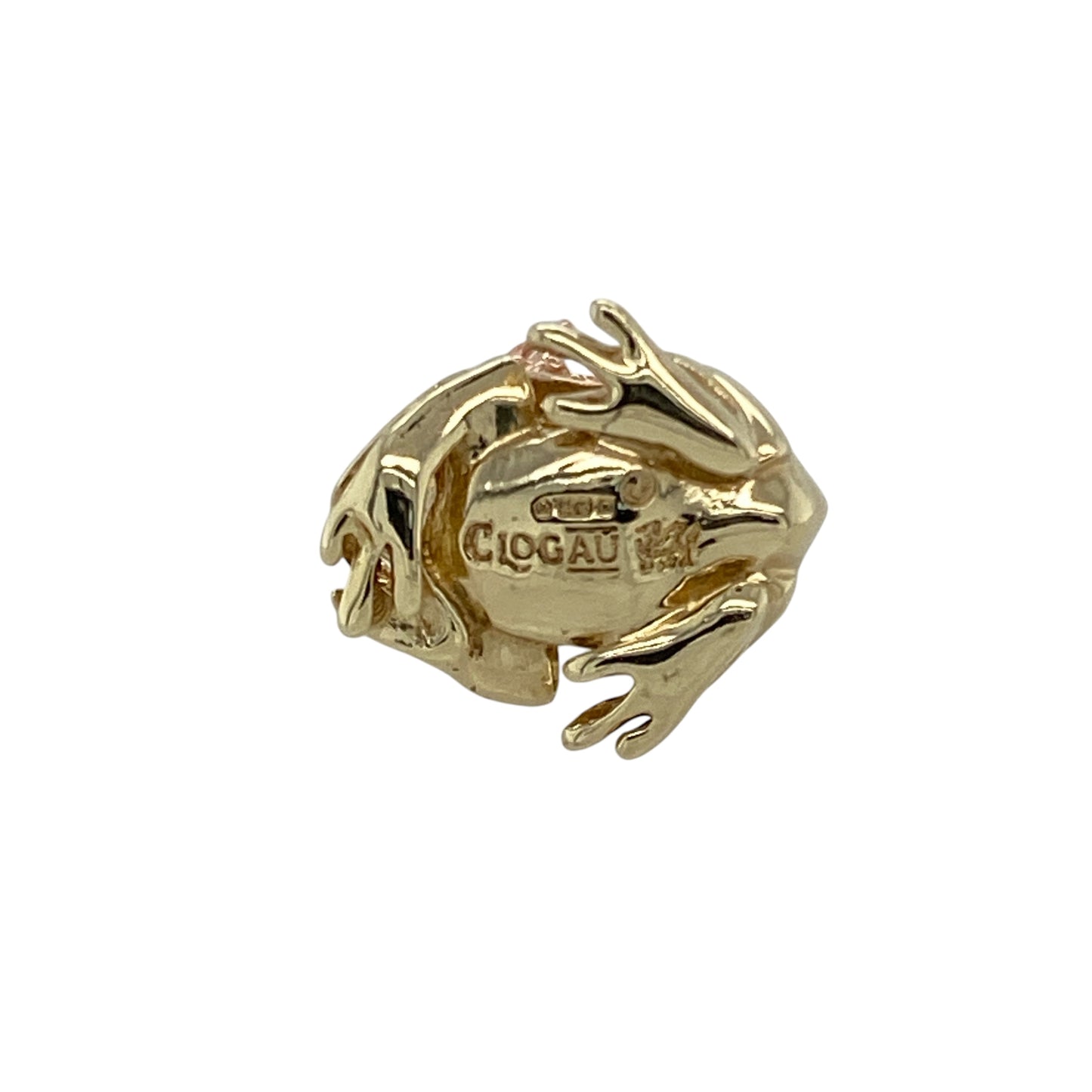 9ct Gold Clogau Prince Frog Bead Charm