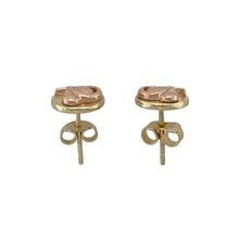 Load image into Gallery viewer, 9ct Gold Clogau Welsh Tree of Life Round Stud Earrings
