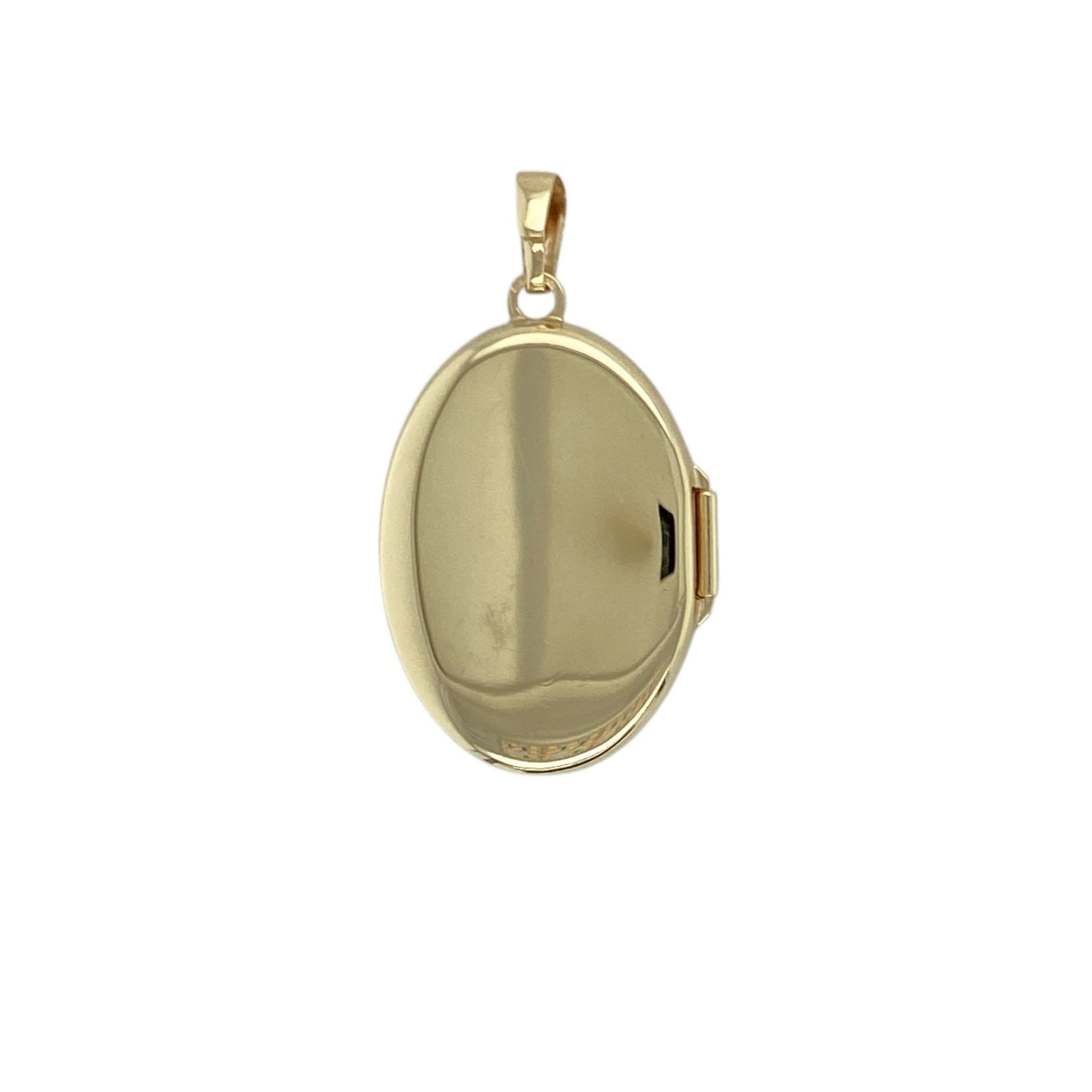 Keep treasured memories close with this pre-owned 9ct yellow gold patterned oval locket—a timeless keepsake with elegant detailing and sentimental charm.

Design: This classic oval locket features intricate engraved patterning on the front, offering a beautiful vintage-inspired look with room to hold two small photos inside.
Material: Made from 9-carat yellow gold, the warm, polished finish enhances the detailed design and adds a soft, elegant glow.