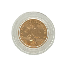 Load image into Gallery viewer, Celebrate British heritage and numismatic excellence with this 2016 22ct gold Queen Elizabeth II full sovereign coin—timeless, iconic, and a superb collector&#39;s item.

Design: The coin features the classic St George and the Dragon reverse by Benedetto Pistrucci and the obverse bears the fifth portrait of Queen Elizabeth II by Jody Clark.
Material: Struck in 22-carat gold to The Royal Mint’s highest standard, combining intrinsic value with historical significance.

