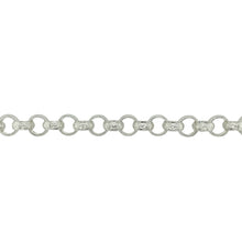 Load image into Gallery viewer, New 925 Silver 8.5&quot; Patterned Engraved Belcher Bracelet
