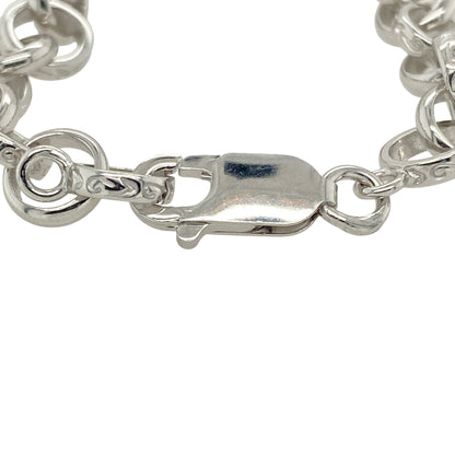 Bring playful strength and sparkling detail to their first jewellery collection with this new 925 silver & cubic zirconia set boxing glove 5" children's bracelet—a fun and meaningful piece with bold charm.

Design: Featuring a cubic zirconia set boxing glove charm and 7mm alternating patterned links, this bracelet blends sporty symbolism with a touch of sparkle.
Material: Made from solid 925 sterling silver, the polished finish enhances the charm’s shine while the cubic zirconia adds subtle brilliance.

