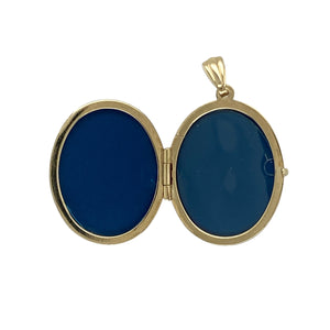 9ct Gold Oval Celtic Knot Locket