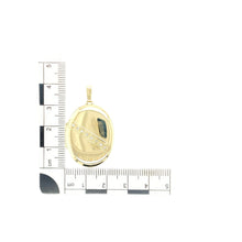 Load image into Gallery viewer, 9ct Gold &amp; Diamond Set Oval Locket
