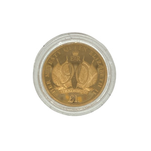 2016 22ct Gold Full Sovereign Queen Elizabeth II 90th Birthday Coin