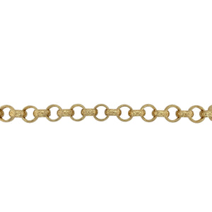 New 925 Silver Heavily 9ct Gold Plated 24" Patterned Belcher Chain