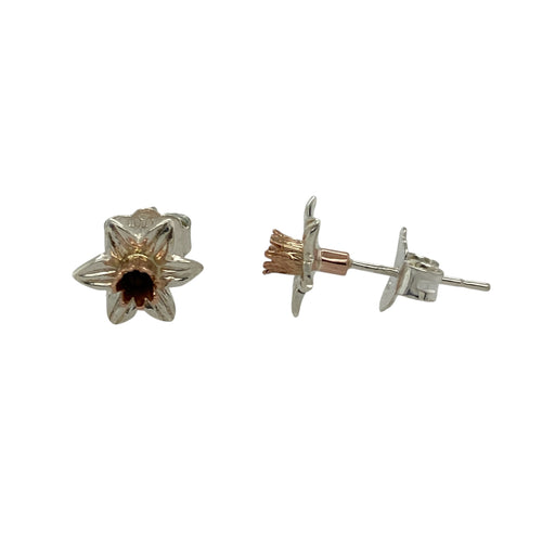 925 Silver Clogau Daffodil Stud Earrings