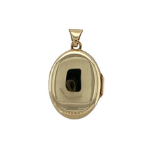 Load image into Gallery viewer, 9ct Gold Patterned Oval Locket
