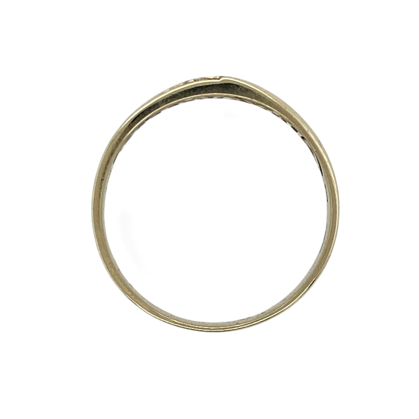 9ct Gold & Diamond Set Band Ring