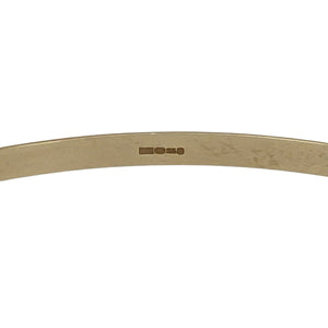 9ct Solid Gold Patterned Bangle