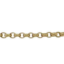 Load image into Gallery viewer, New Solid 925 Silver Heavily 9ct Gold Plated 9&quot; Patterned Belcher Bracelet
