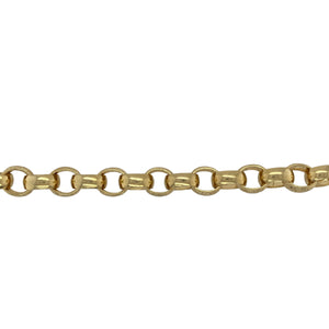 New Solid 925 Silver Heavily 9ct Gold Plated 9" Patterned Belcher Bracelet