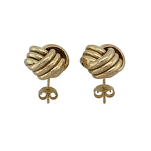 Load image into Gallery viewer, 9ct Gold 14mm Knot Stud Earrings
