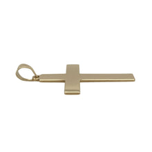 Load image into Gallery viewer, 9ct Gold Plain Large Cross Pendant
