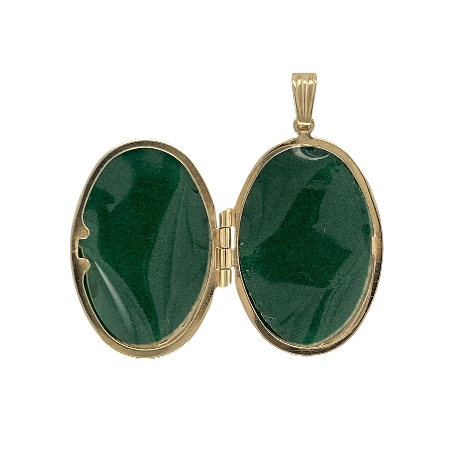 9ct Gold Celtic Style Oval Locket