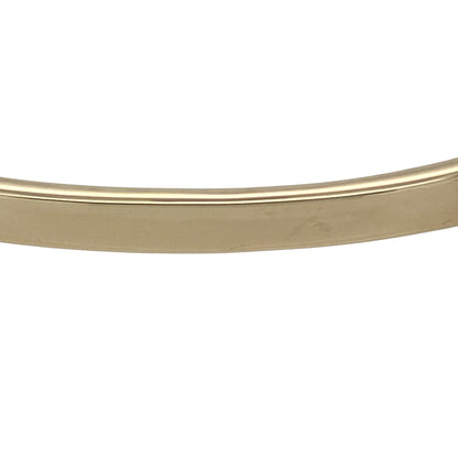 9ct Gold Diamond & Sapphire Set Hinged Bangle