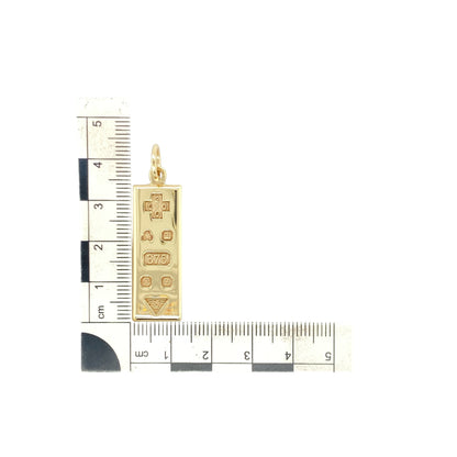 9ct Gold Ingot Pendant