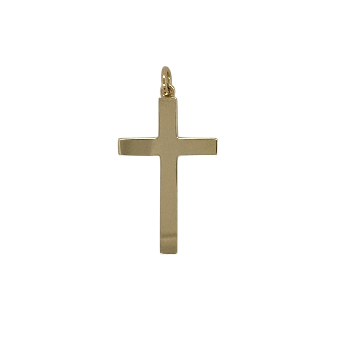 9ct Gold Plain Cross Pendant