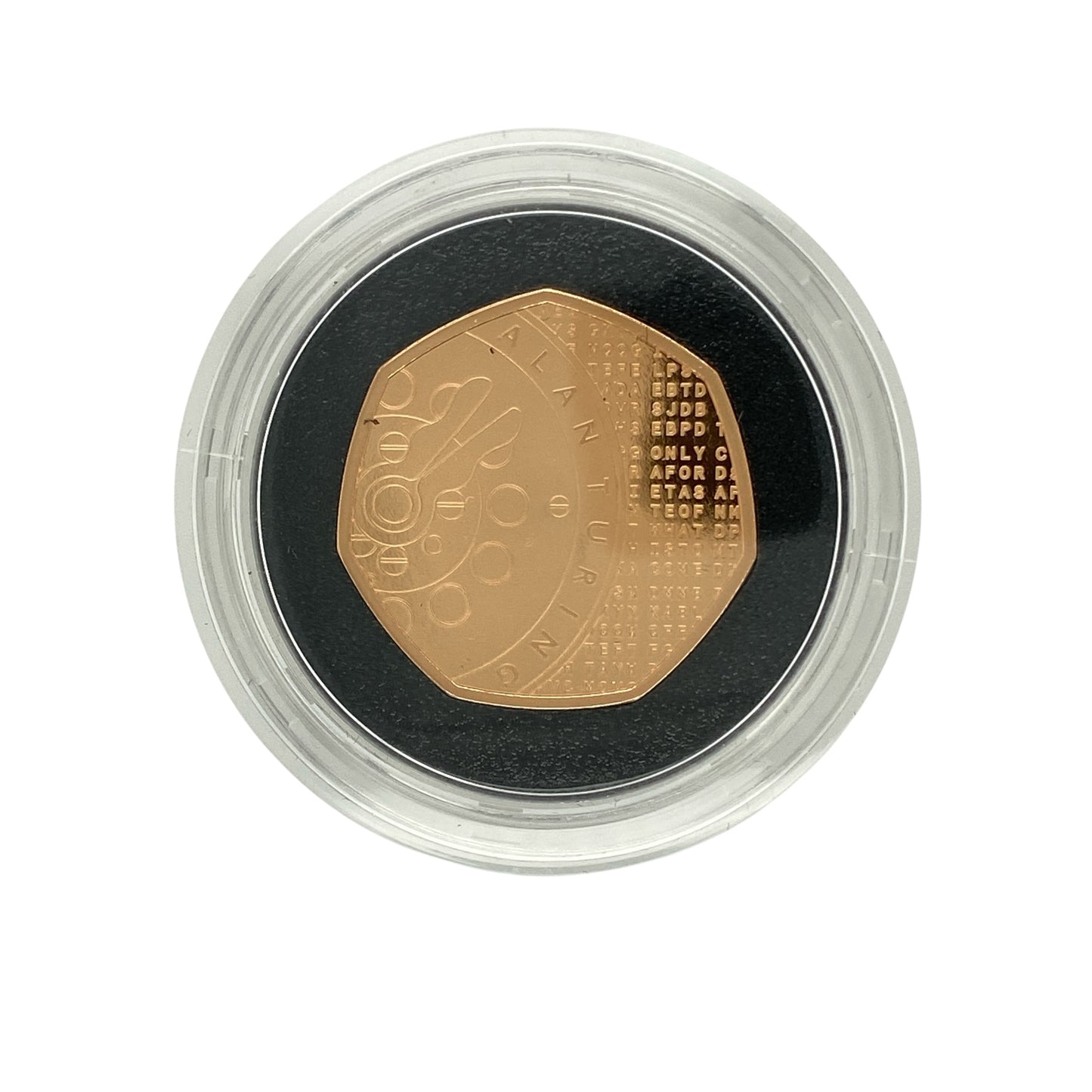 2022 Innovation of Science Alan Turning UK 22ct Gold 50p Gold Proof Coin
