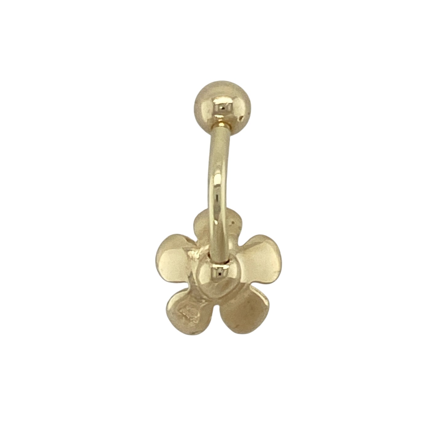9ct Gold & Cubic Zirconia Set Belly Bar