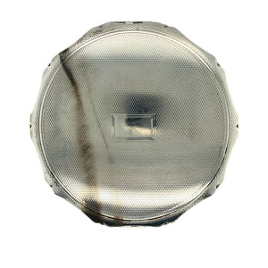 925 Silver Patterned Compact Mirror