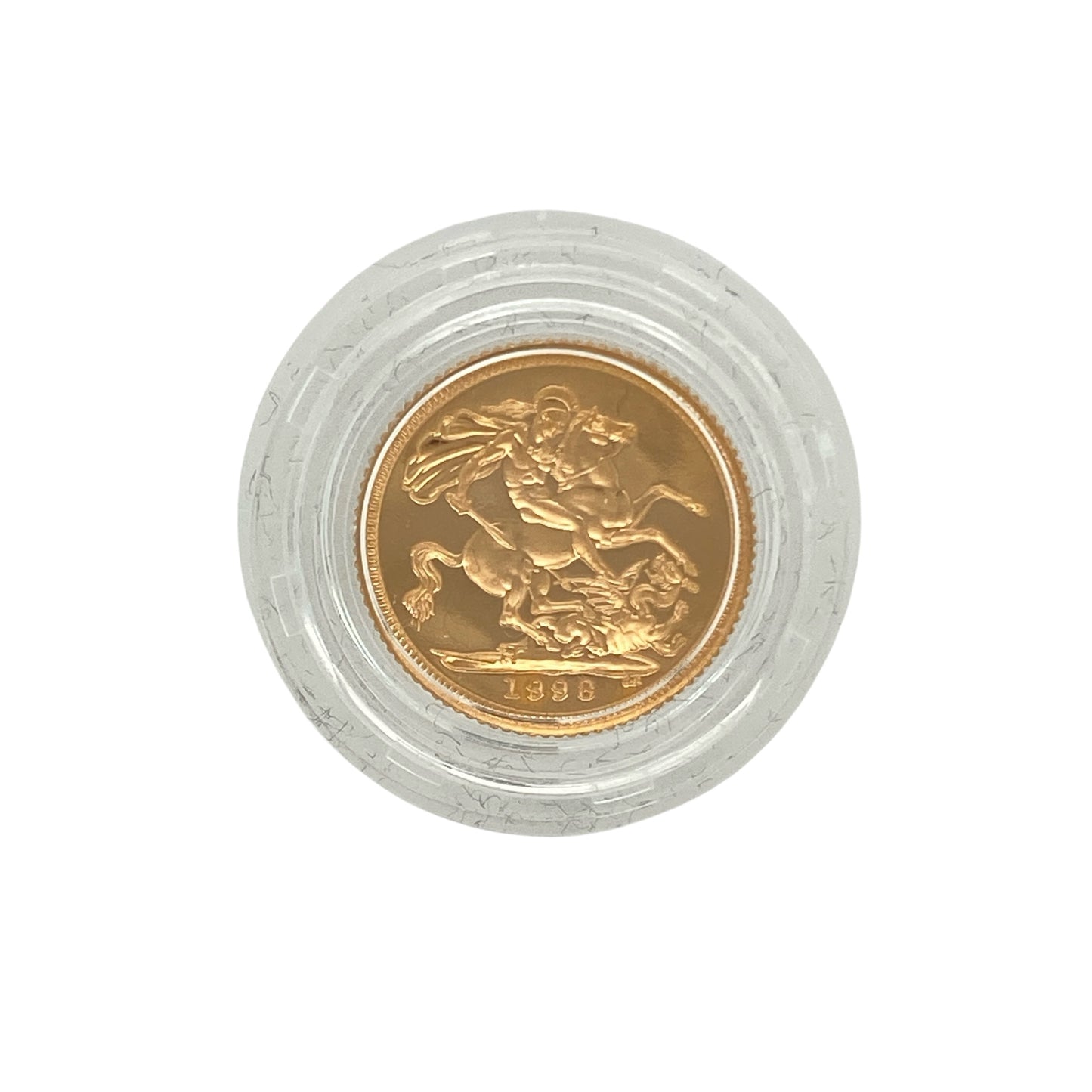 1998 22ct Gold Half Sovereign Coin