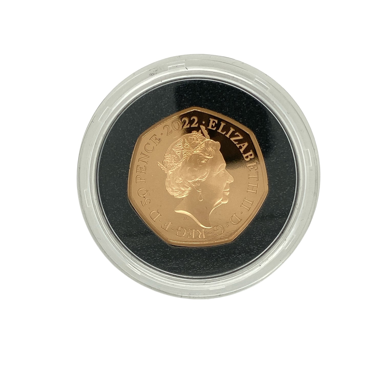 2022 Innovation of Science Alan Turning UK 22ct Gold 50p Gold Proof Coin