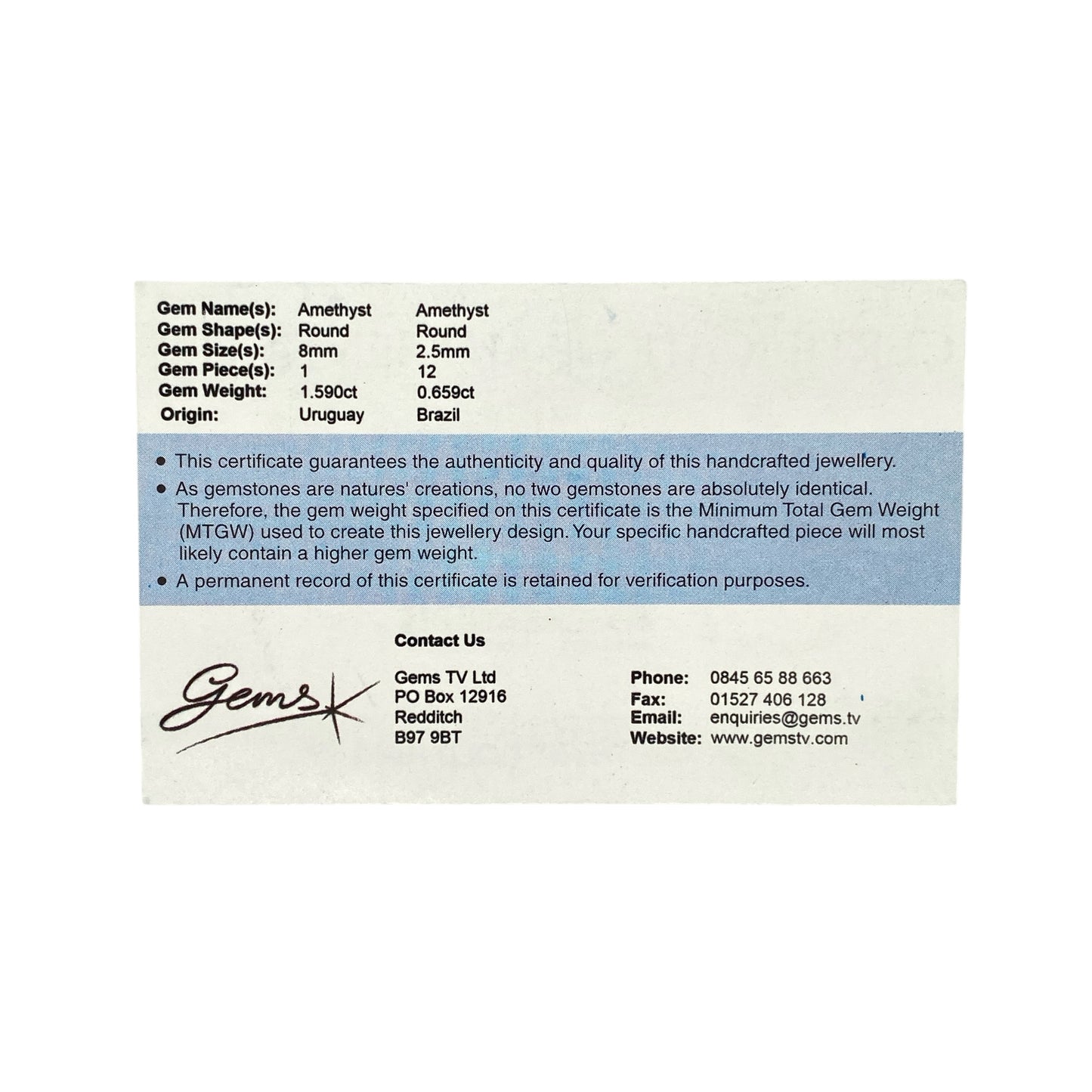 9ct Gold & Amethyst Set Cluster Ring