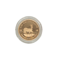 Load image into Gallery viewer, Honour the legacy of a great statesman with this 1874–1965 Winston Churchill Krugerrand Commemoration Set, presented in its official display box and complete with a certificate of authenticity.

Design: The silver medallion bears a portrait of Sir Winston Churchill with commemorative detail marking his life and legacy, while the Krugerrand carries the classic springbok antelope reverse and Paul Kruger portrait obverse.

