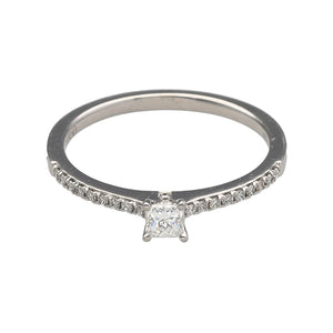 Platinum & Diamond Set Solitaire Ring