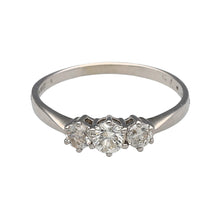 Load image into Gallery viewer, 18ct White Gold &amp; Diamond Set Trilogy Ring
