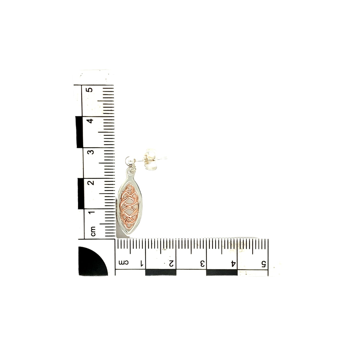 925 Silver Clogau Celtic Knot Drop Earrings