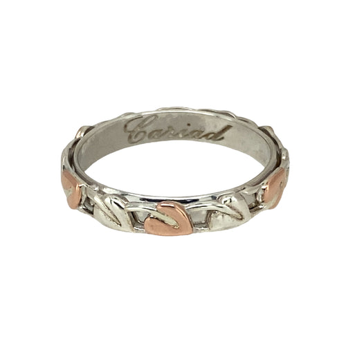 925 Silver Clogau Tree of Life Cariad Band Ring