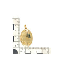 Load image into Gallery viewer, 9ct Gold Patterned Oval Locket
